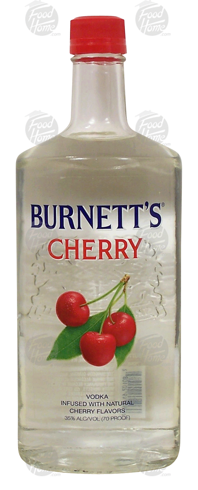 Burnett's  cherry flavored vodka, 35% alc. by vol. Full-Size Picture